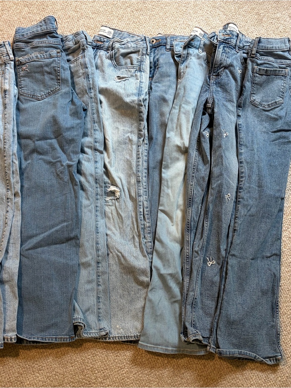 HUGE lot of girl’s Abercrombie jeans!!